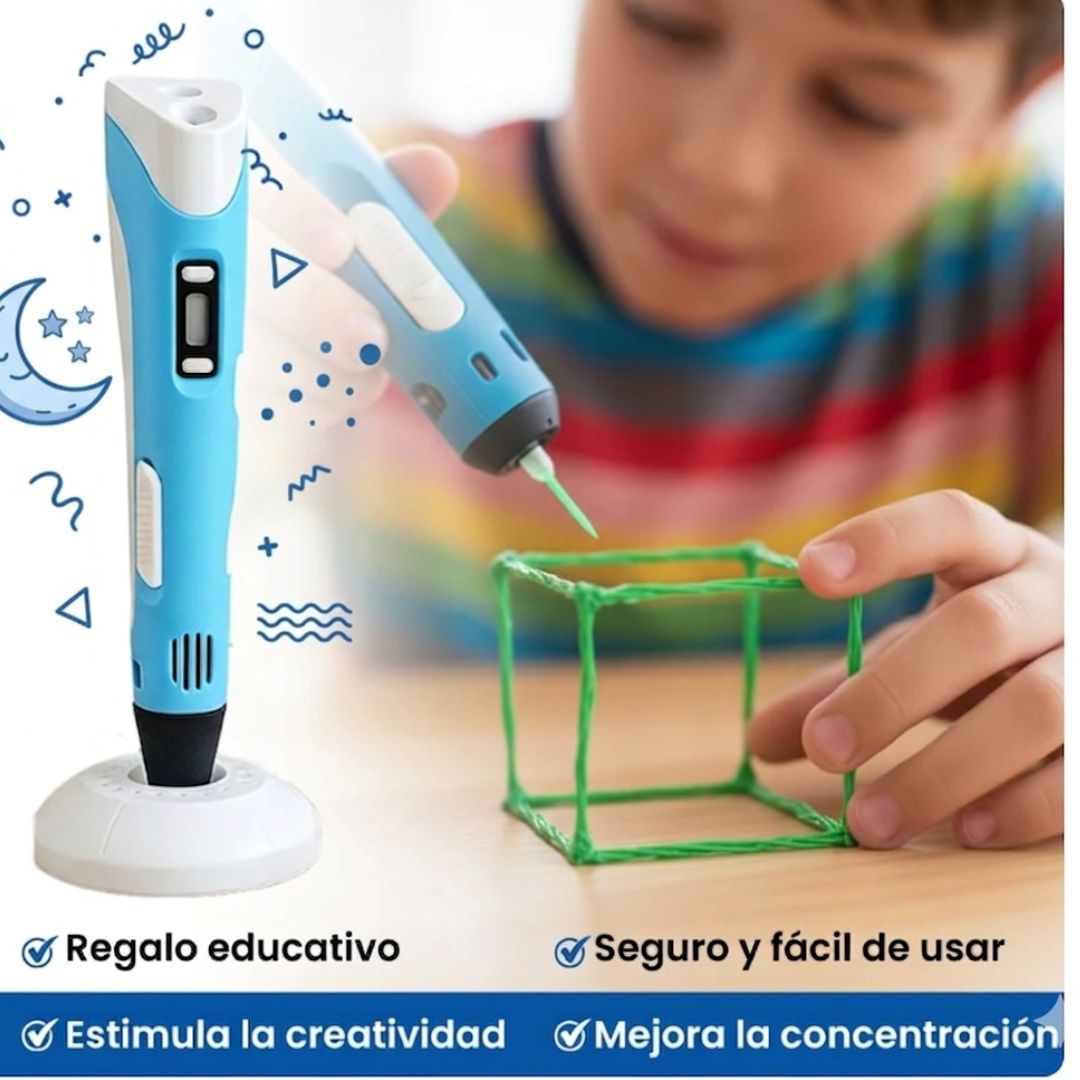Bolígrafo 3D Mágico Kidsmoon