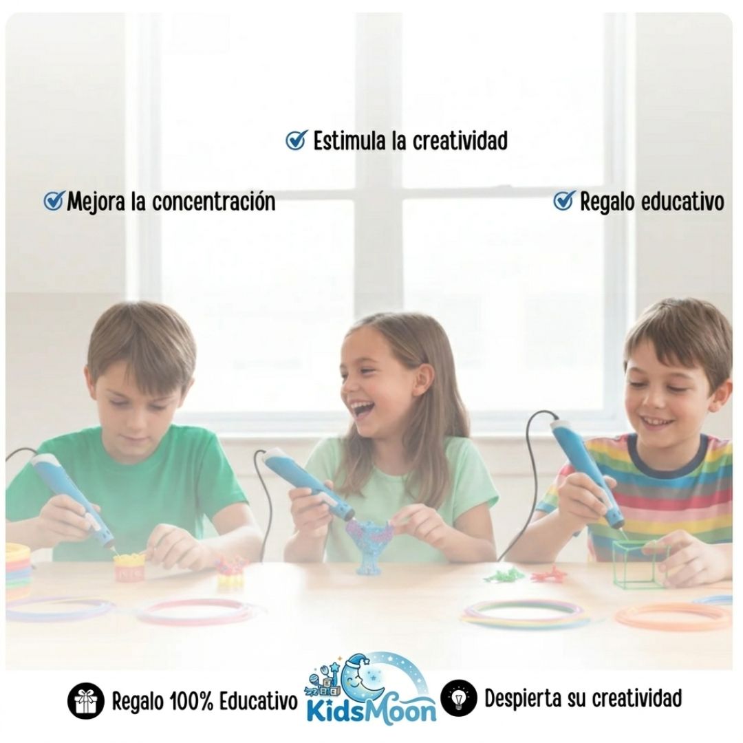 Bolígrafo 3D Mágico Kidsmoon