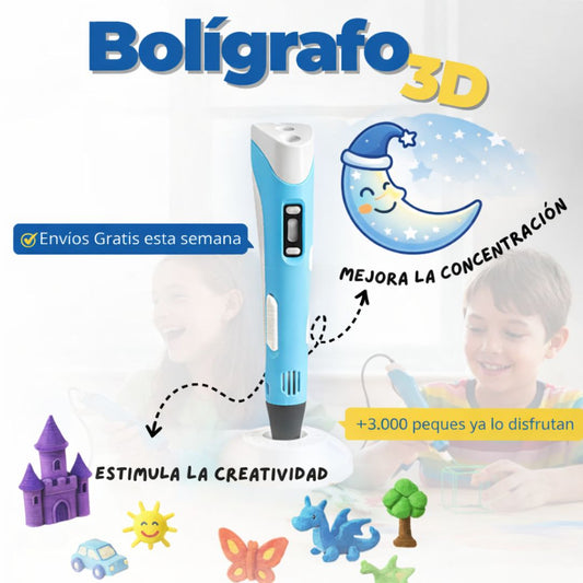 Bolígrafo 3D Mágico Kidsmoon