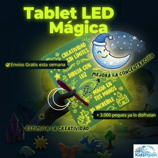 Tablet LED Mágica Kidsmoon